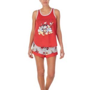 Richard Leeds International Original Disney Mickey Friends Tank Short SET Red S